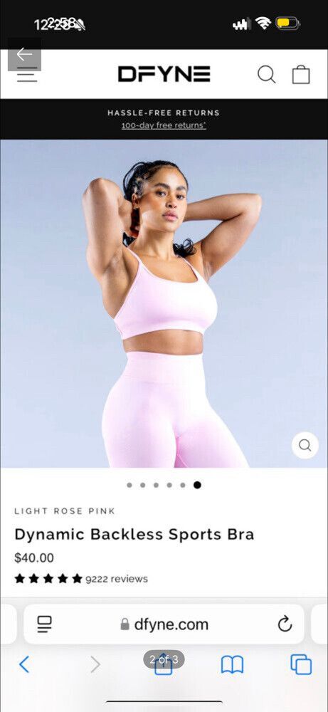 Dfyne Dynamic Backless Bra