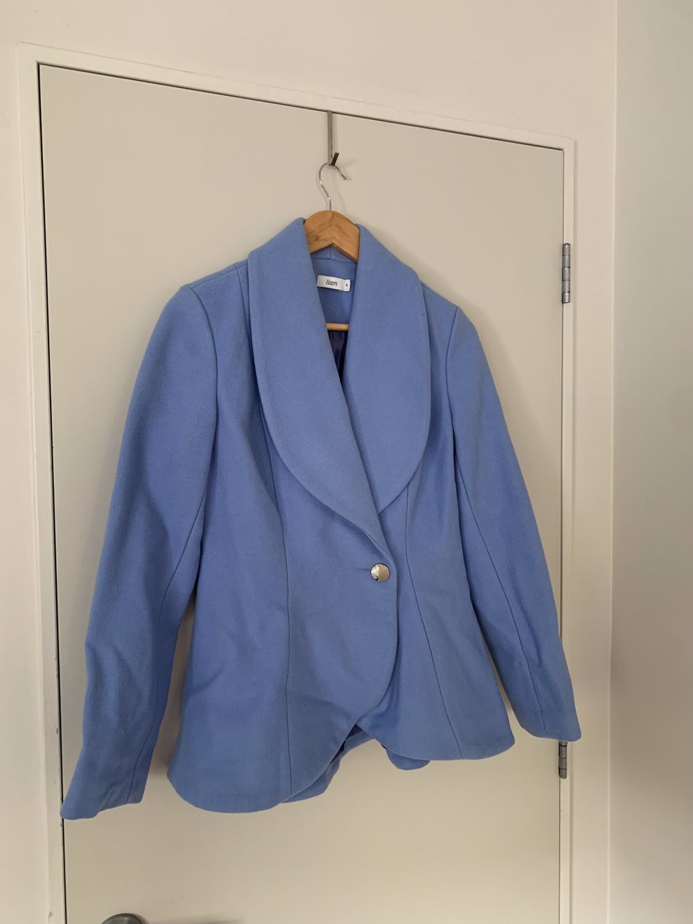 Light Blue Wool Jacket