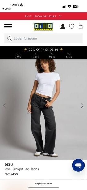 BRAND NEW ICON Straight Leg Jeans