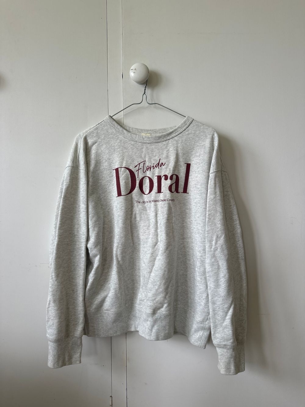 Grey sweatshirt