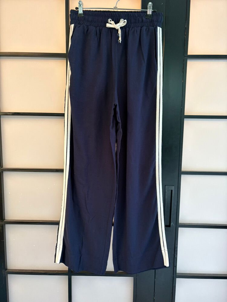 Moke Navy Wide Leg Pants S