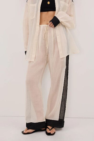 dissh vivianna sandstone ramie pant