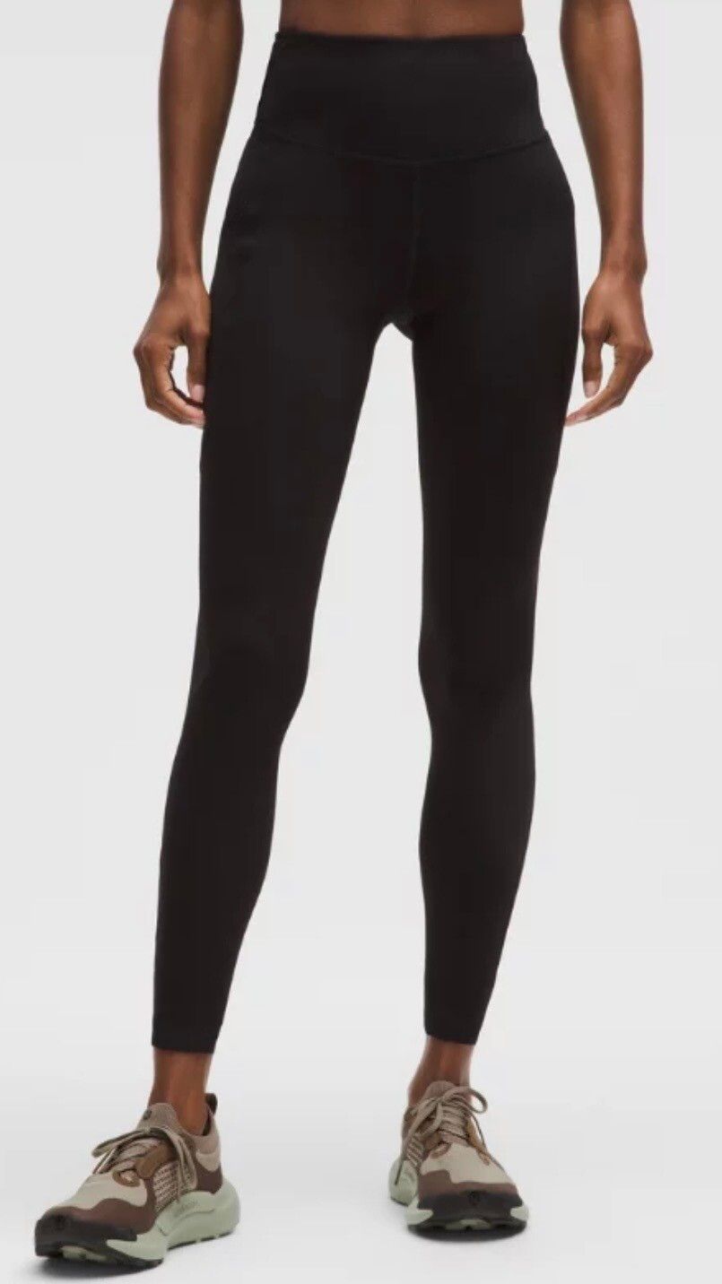 Lululemon Black Fast and Free HR Thermal Tight