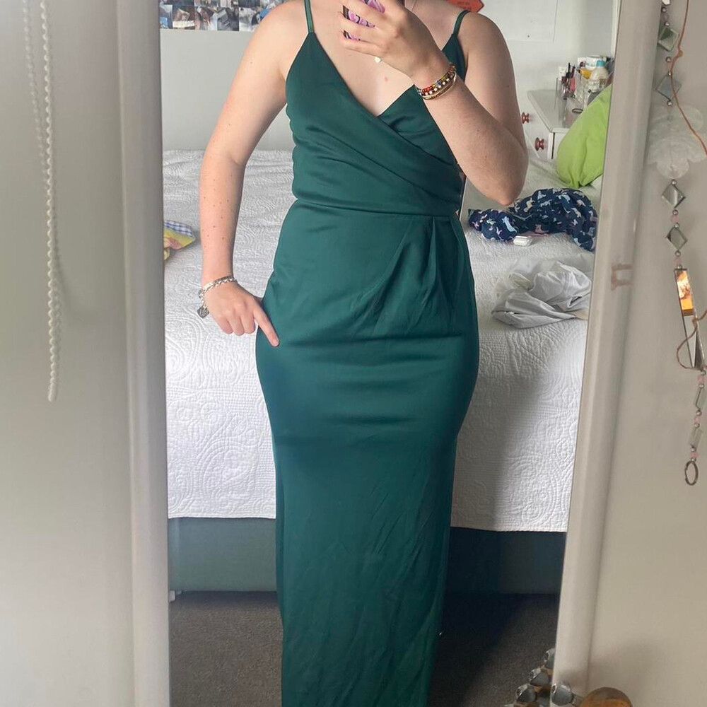 Green Show Po ball dress