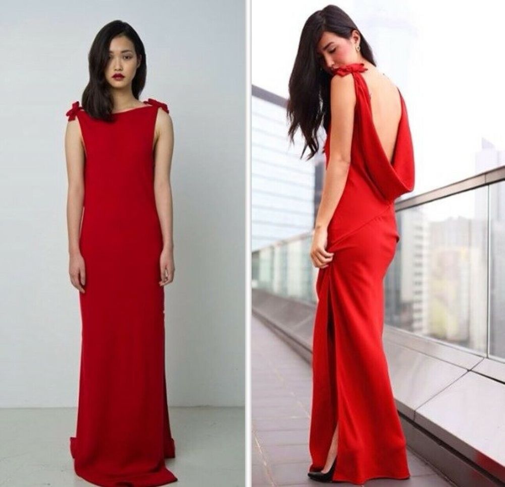 Liam black tie dress on Designer Wardrobe