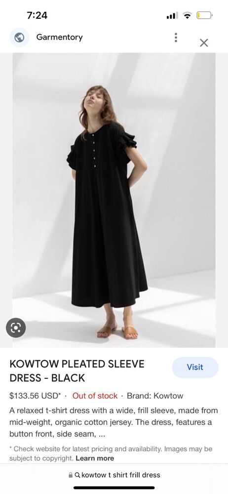 kowtow pleat dress Kowtow Side Pleat Dress