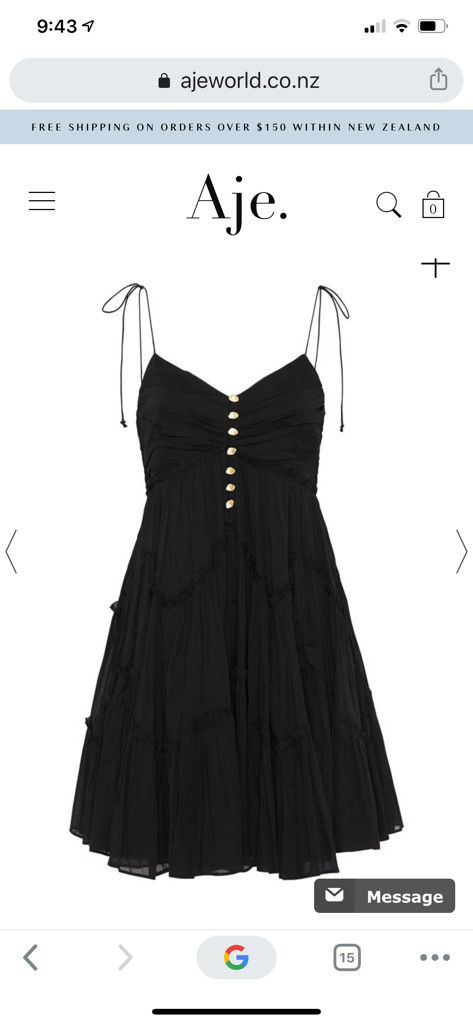 Aje - Aje Mimosa Tiered Mini Dress on Designer Wardrobe