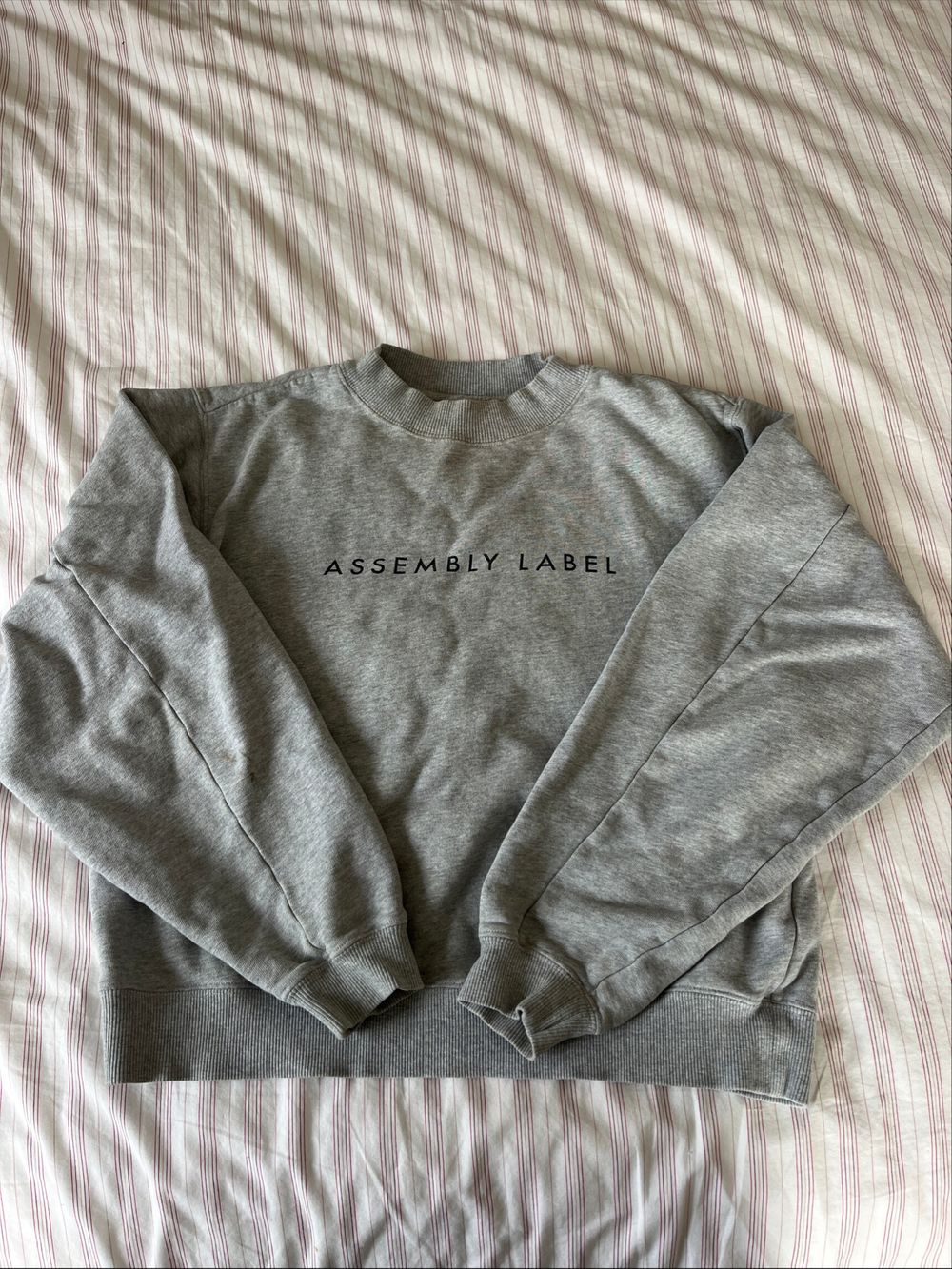 Assembly Label Grey Jumper