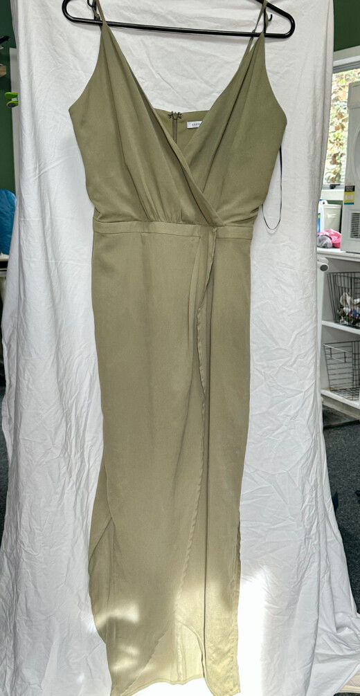 slim fit dress slacks Cooper Linen Sophie Fleur Maxi Dress main image 0