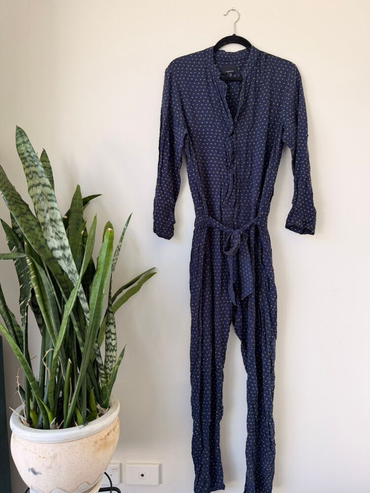 Moochi Navy Gold Jumpsuit