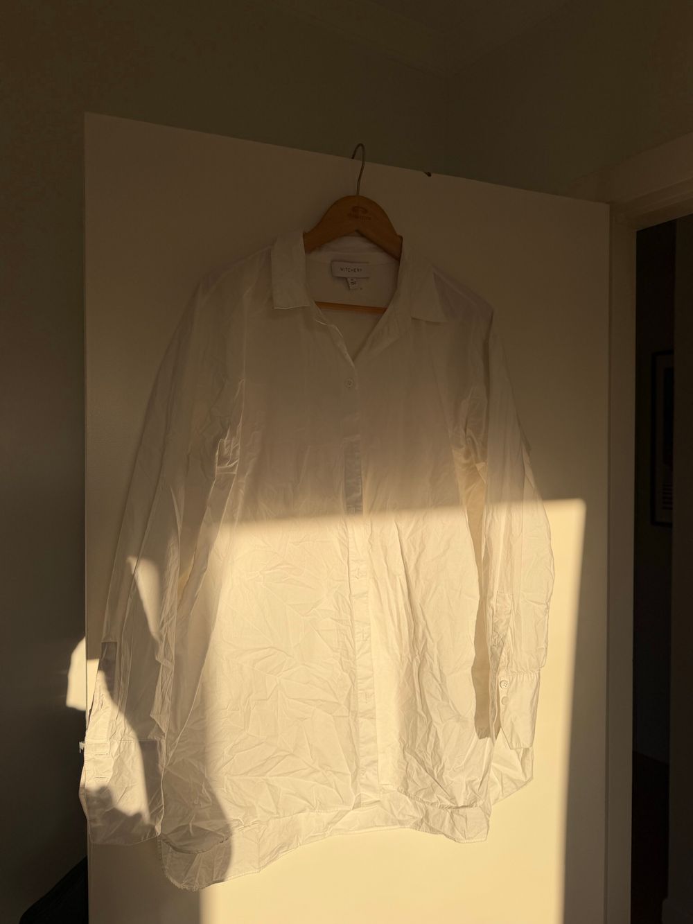 Witchery White Long Sleeve Shirt