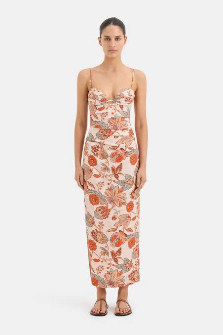 Sir The Label Noemi Balconette Midi Dress