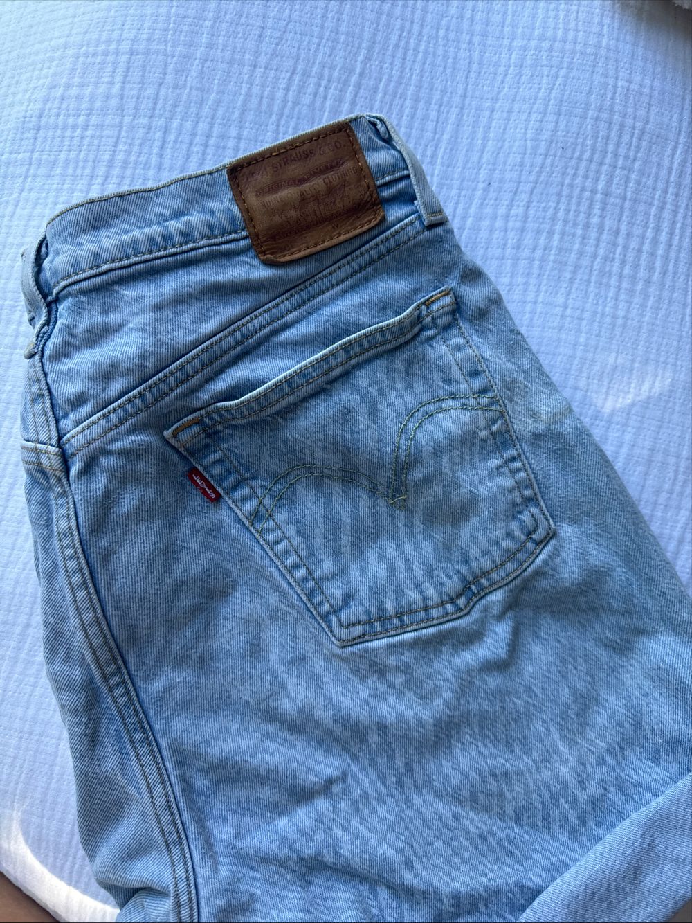 Light Wash Denim Shorts