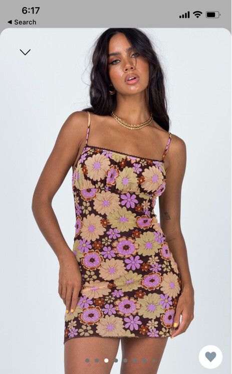 fitted lace wedding dress Spring Fling Floral Dress- Lavender
