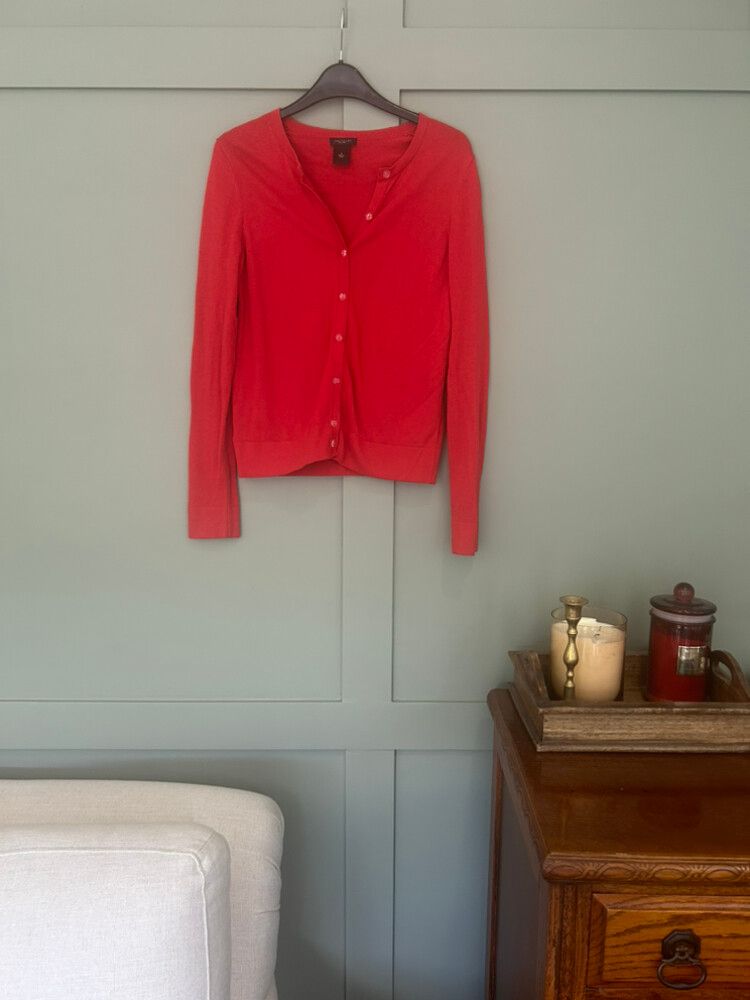 As New Ann Taylor Cotton Blend Cardigan