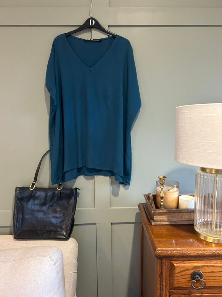 Shine On Teal Top