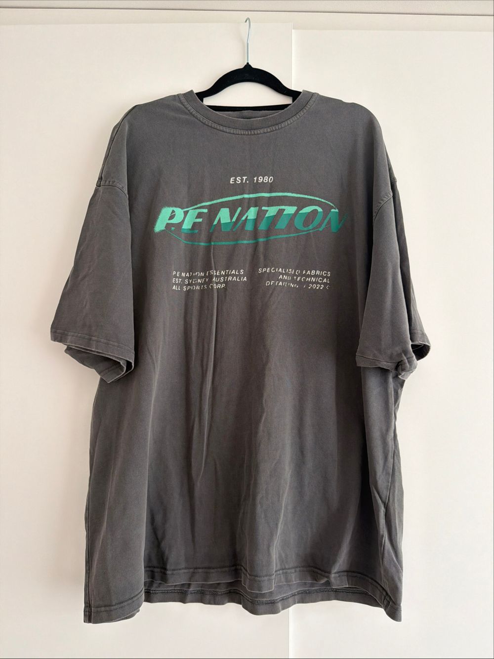 PE Nation Grey Graphic T-Shirt