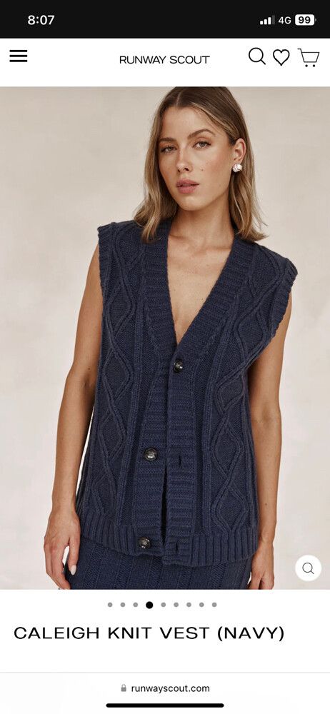 Caleigh Knit Vest