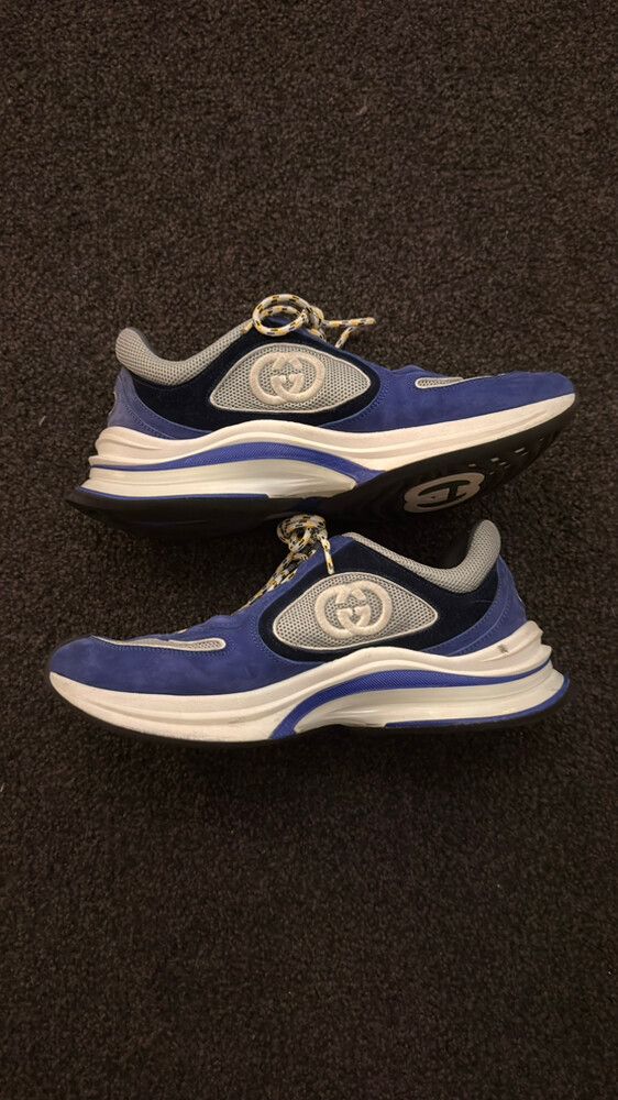 Gucci Blue Running Sneakers