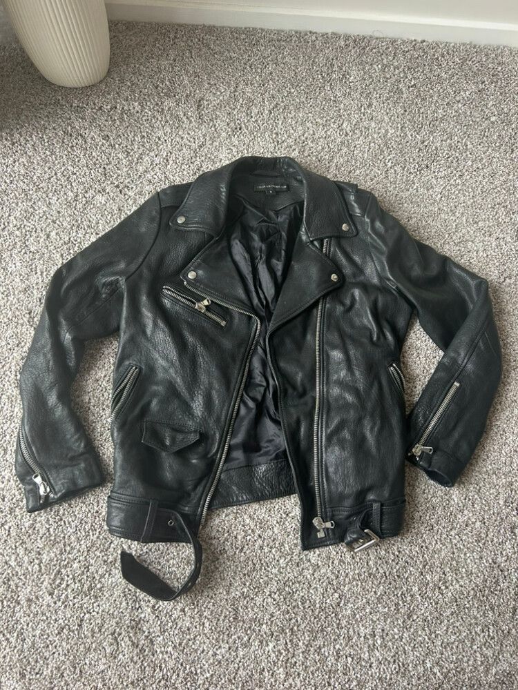 stolen girlfriends club iconic leather bike jacket