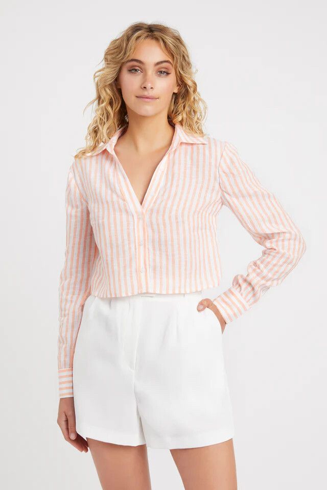 Peach And White