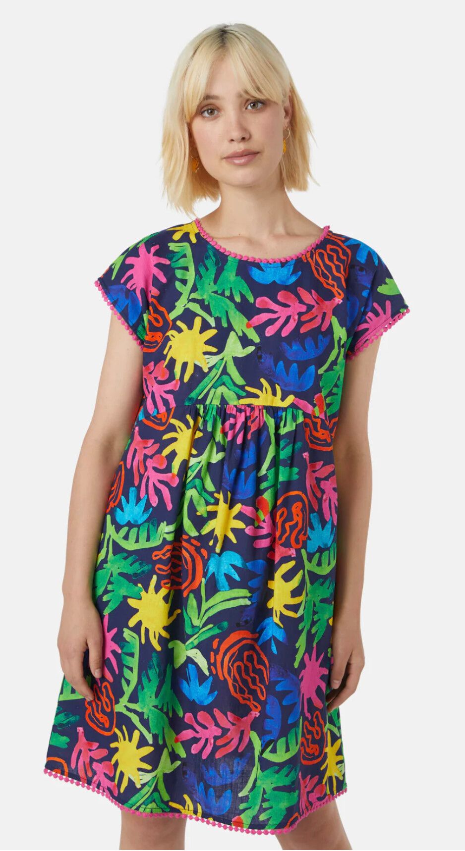 Gorman Beach Leaves Bungalow Dress Size 6