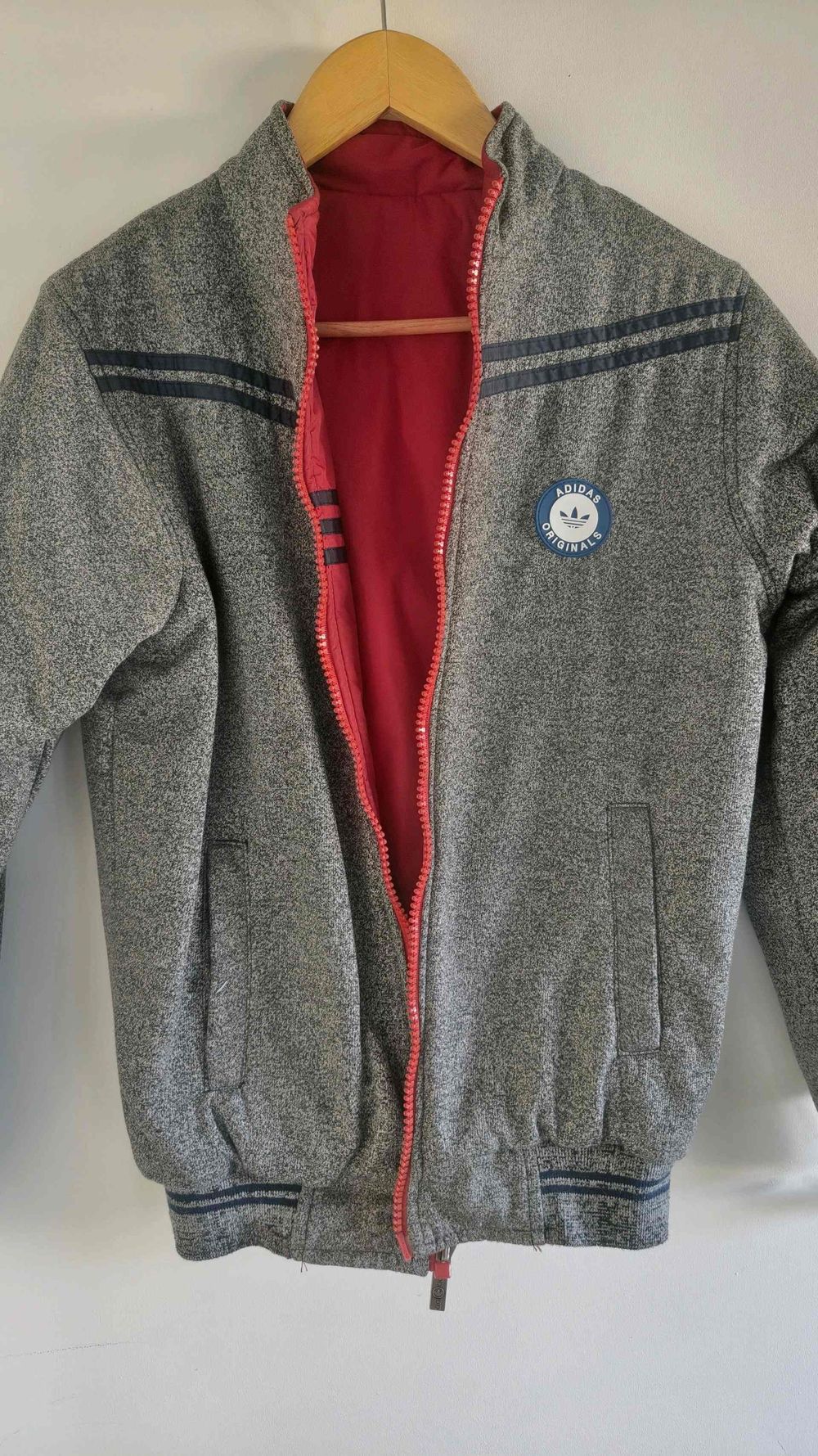 Adidas Grey Reversible Track Jacket
