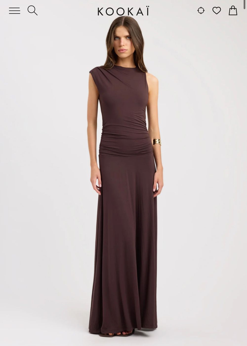 brown kookai dress Kookai