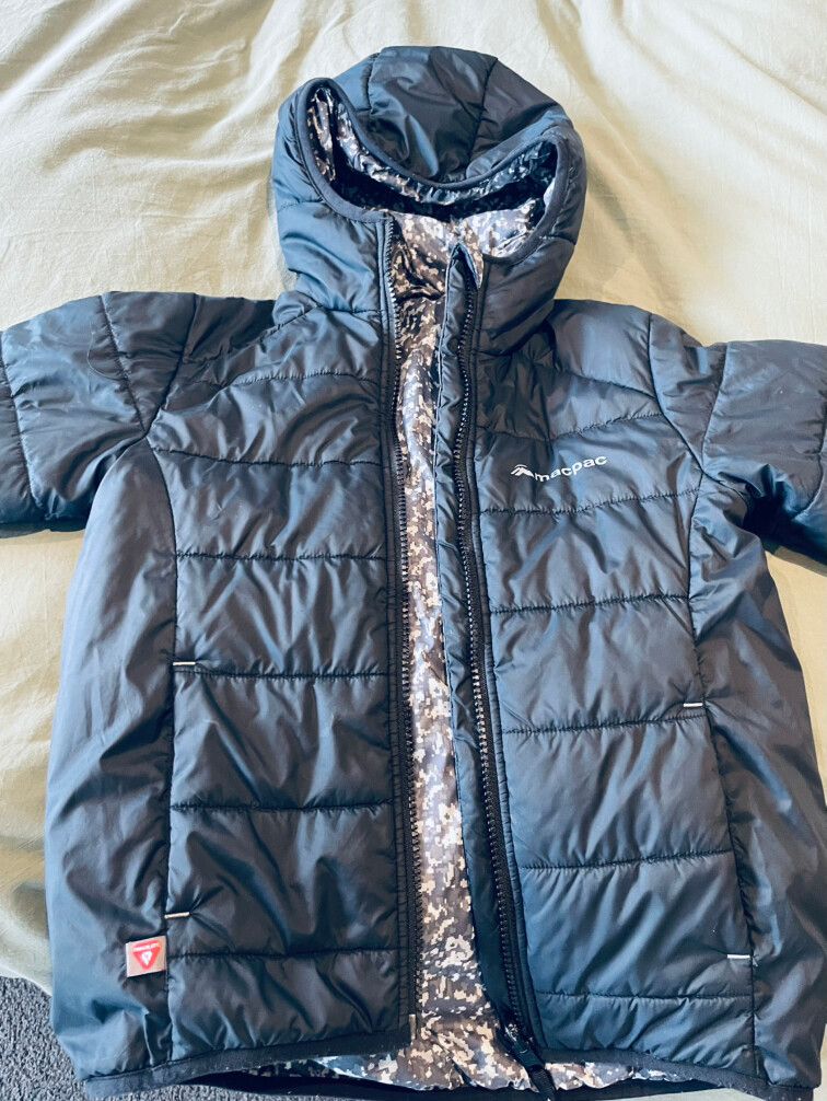 Macpac Reversible Kids Unisex Light Weight Puffer Jacket