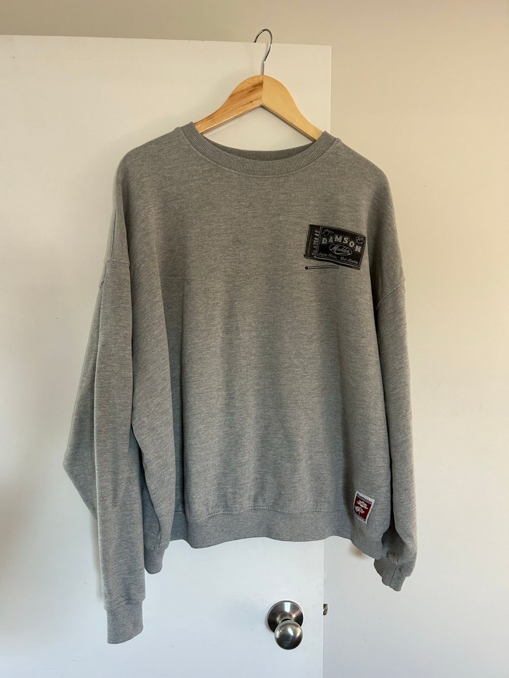 Damson Madder Grey Graphic Sweatshirt