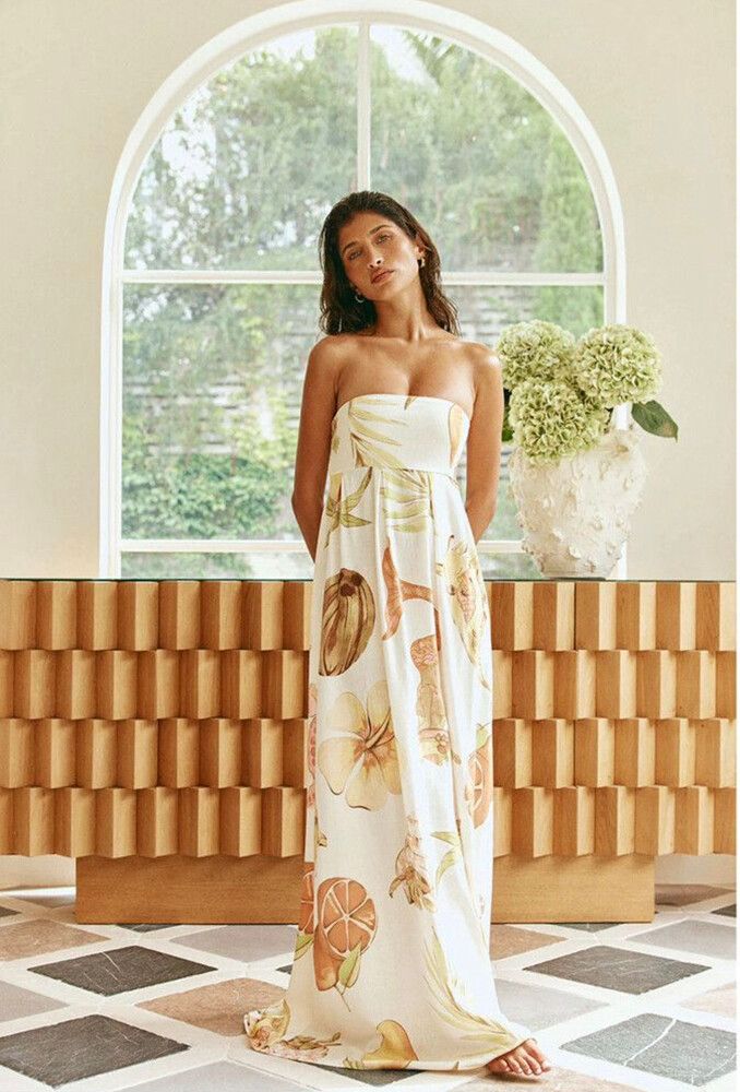 yellow open back maxi dress Anderson Maxi Dress, in Yellow Luxe Satin, Size: Large | Show Me Your Mumu
