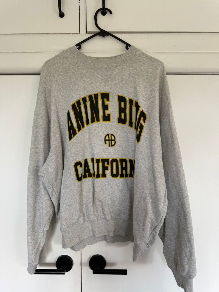 Anine Bing California Grey Sweatshirt