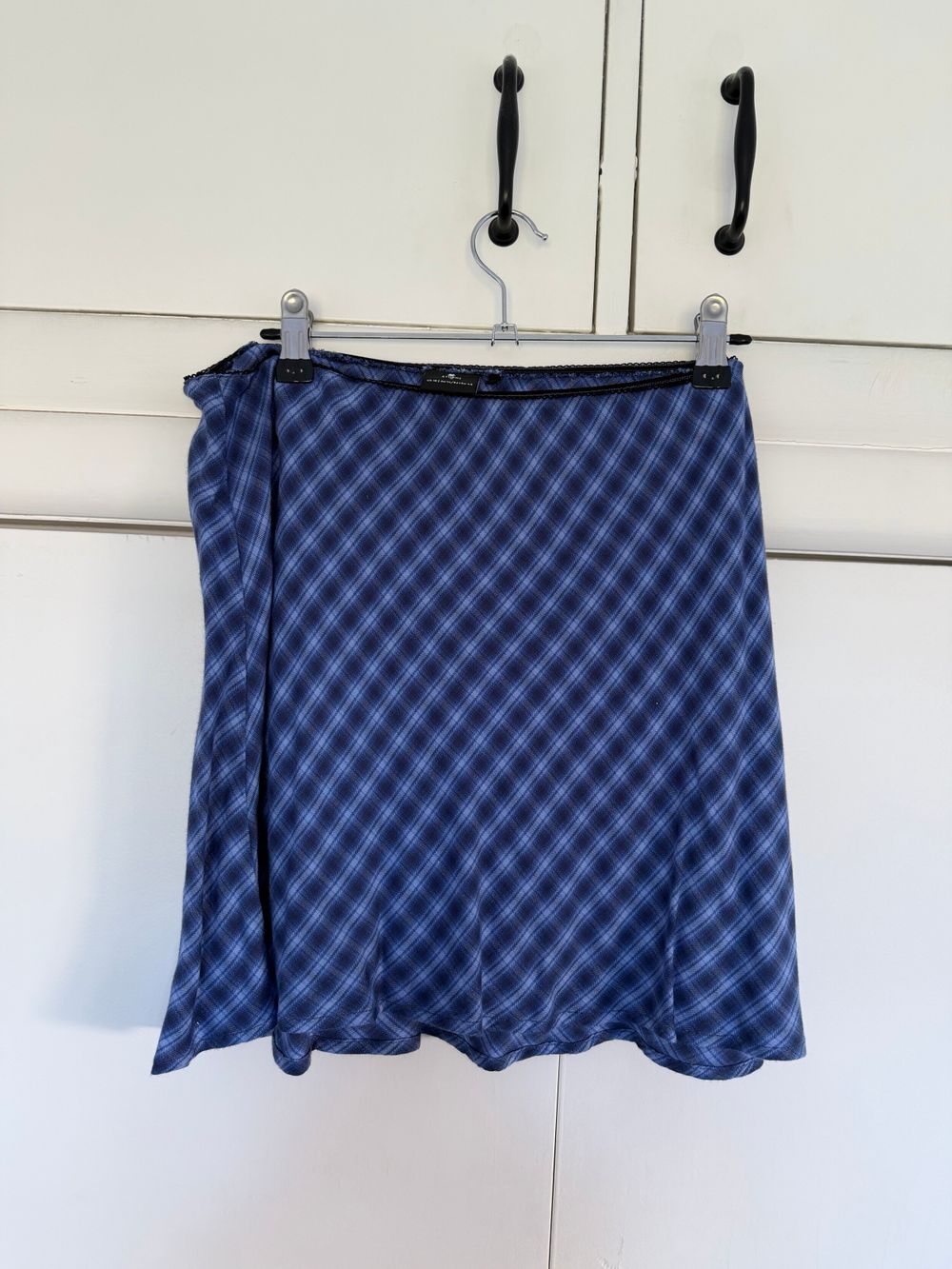 THRILLS Blue Plaid Skirt