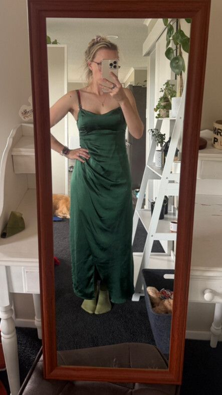 slim fit dress slacks SAN FRANCISCO fresh green