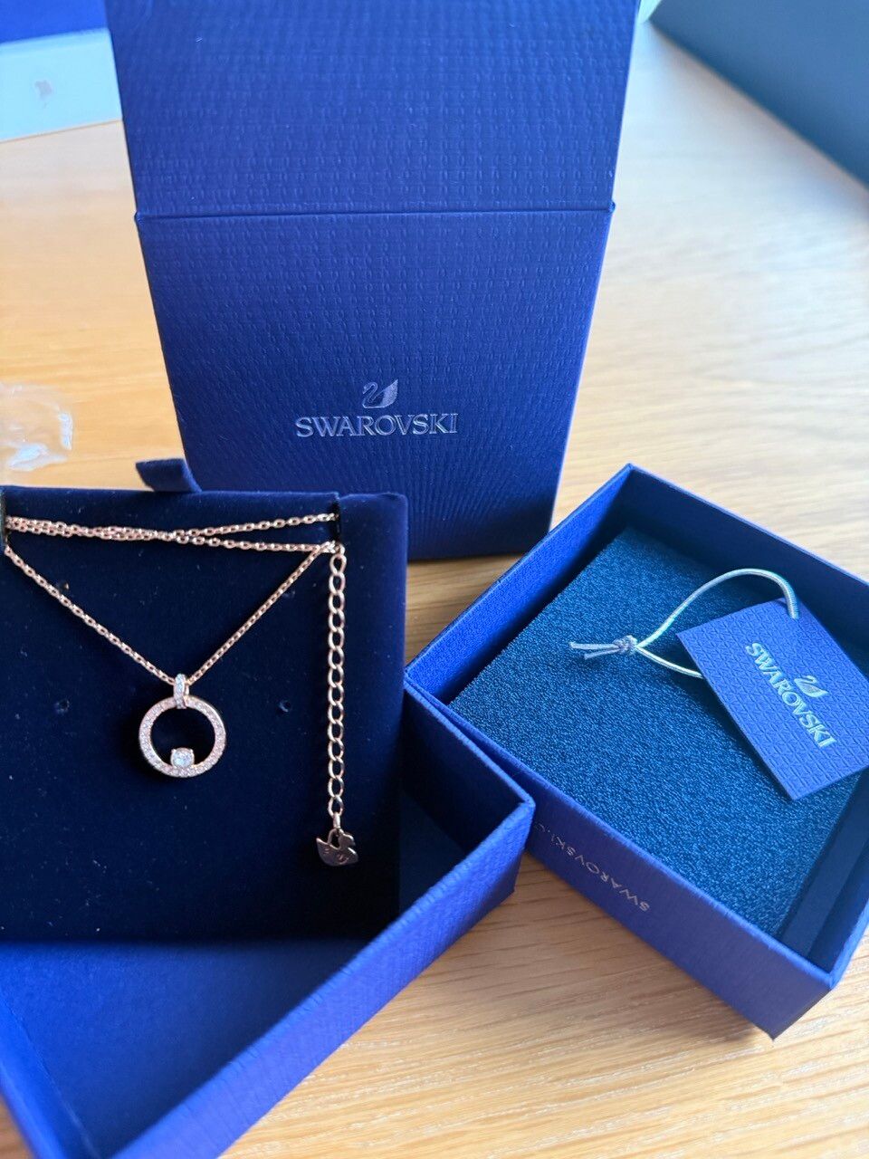 Swarovski Creativity pendant White, Rose gold-tone plated