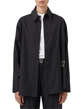 C&M CAMILLA AND MARC RAVEN MONOGRAM SHIRT