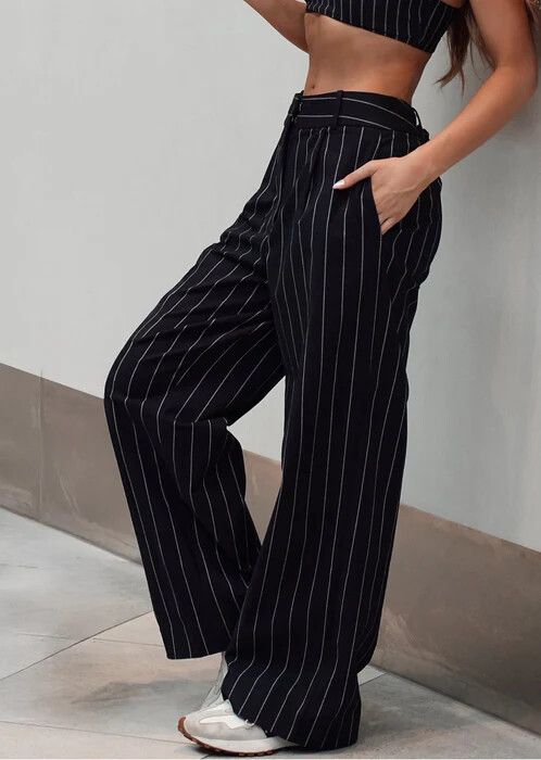 LORNA JANE RETRO SUIT PANTS - PINSTRIPE