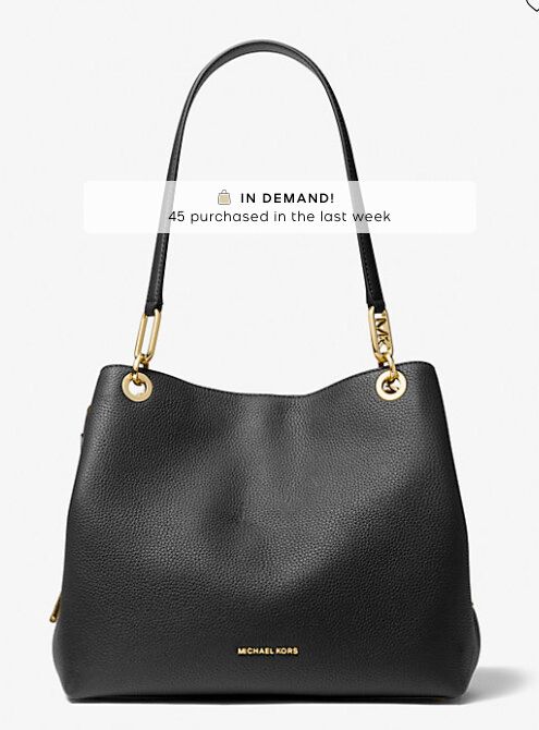 MICHAEL KORS Kensington Large Pebbled Leather Tote Bag