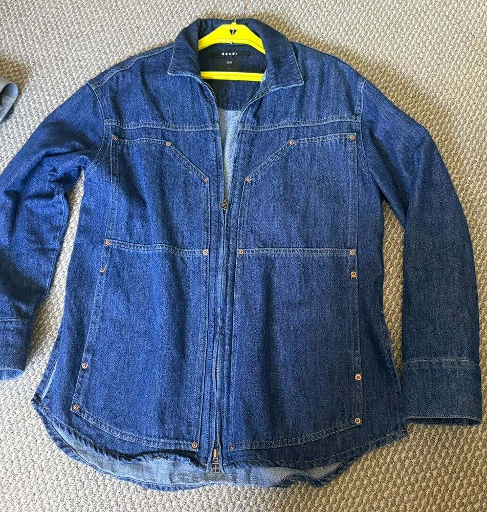 KSUBI OVERSIZED LONG SLEEVE DENIM SHIRT / JACKET