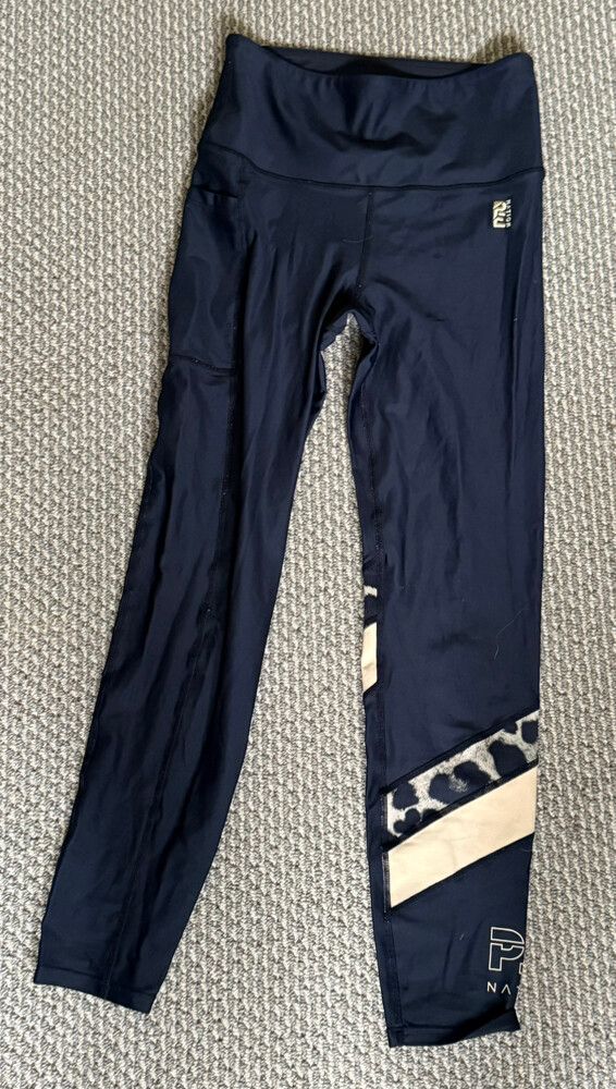 P.E NATION 7/8 TIGHTS WITH LEOPARD DESIGN