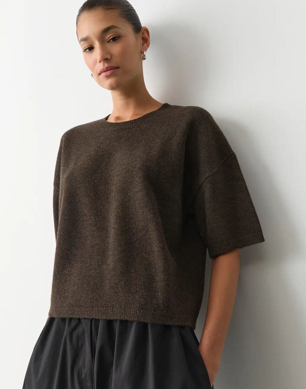 GLASSONS BOXY KNIT T-SHIRT