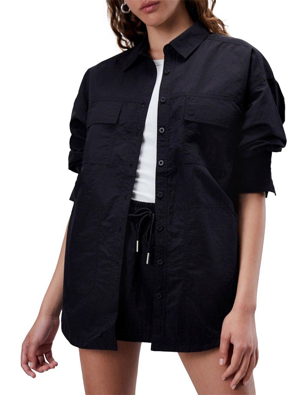 Elodie Spray Shirt in Black