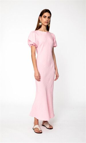 Ruby - Ruby Kendall Linen Dress on Designer Wardrobe