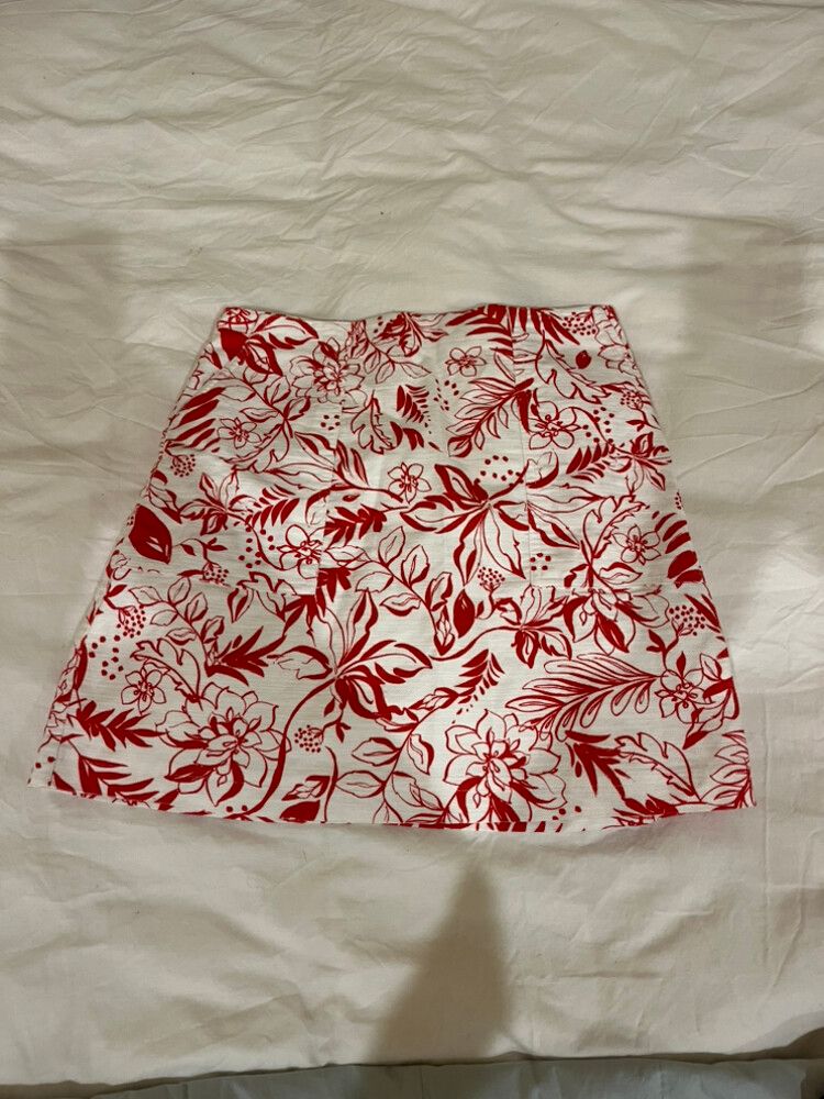 kookai floral skirt