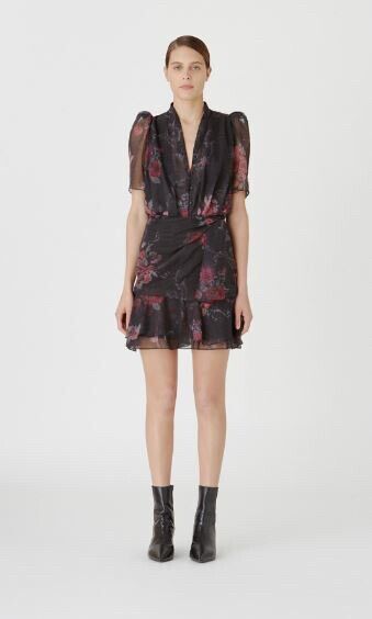 CAMILLA AND MARC C&M Besant Porcelain Floral Top Blouse