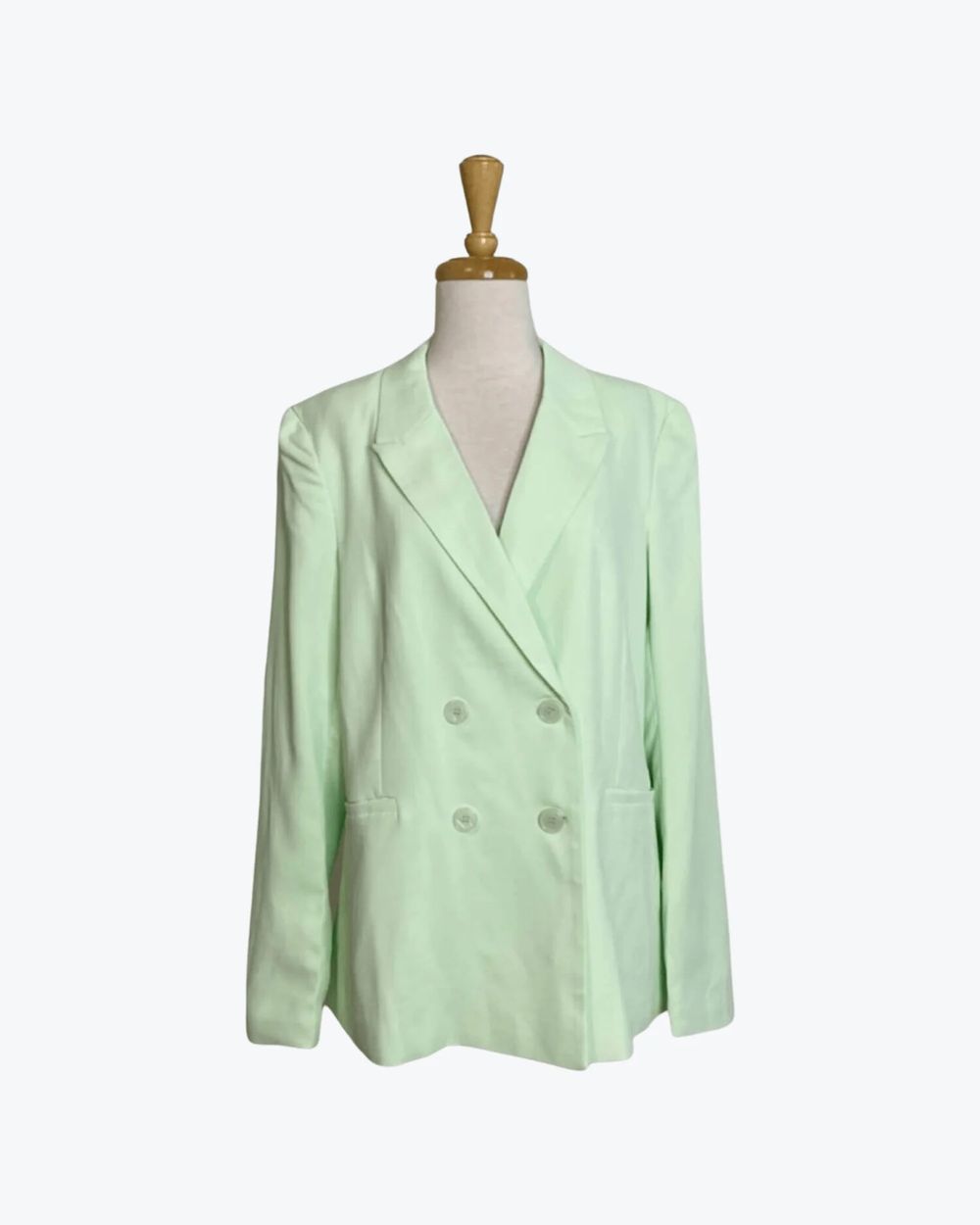 BARDOT Green Double Breasted Blazer Jacket NWT