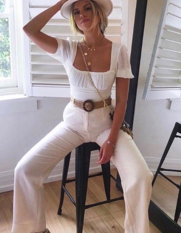 KOOKAI Simone White Shirred Top RRP$110