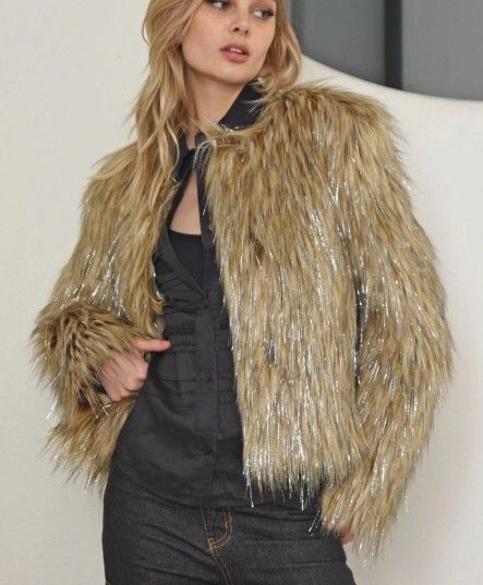 Trelise Cooper COOP Crazy Fur You Jacket M