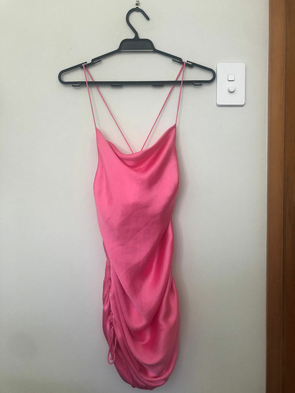 strapless open back dress Zara Twist Knot Bridesmaid Dress main image 0