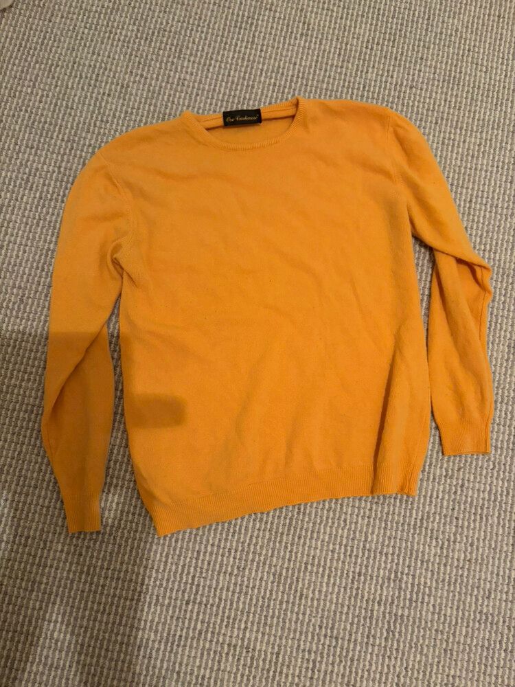 Oro Cashmere yellow Jumper
